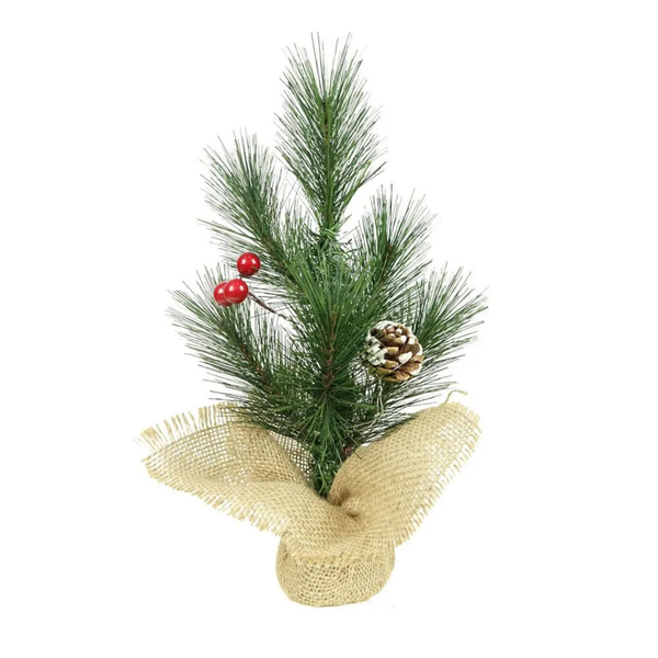 MINI ARVORE NATALINA VAIL DECORADA 30CM - CHRISTMAS & CO - 6 GALHO
